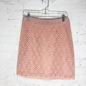 Pink Lace Skirt
